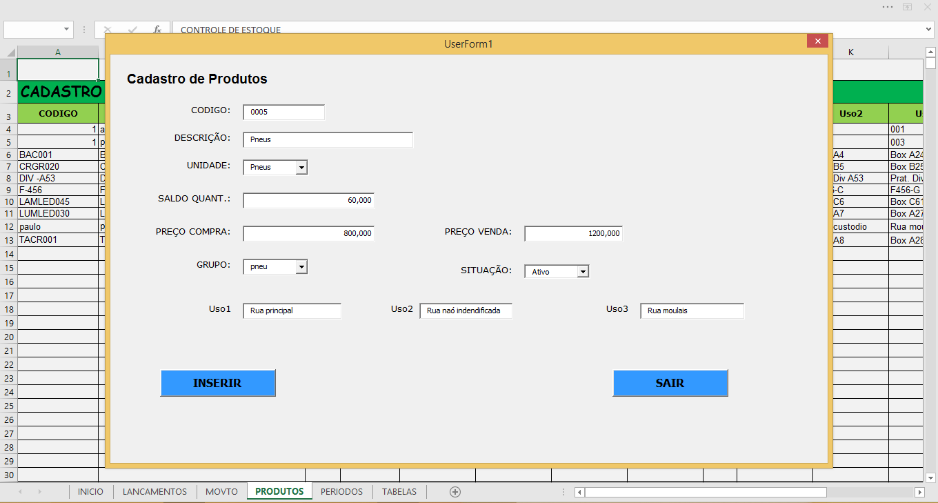 Planilha Controle De Estoque Para Empresas Planilhas VBA