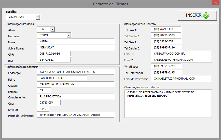 Planilha Controle de Venda e Controle Estoque!