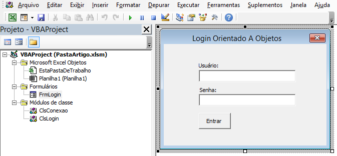 Como Fazer Login De Usuário Orientado A Objetos + DataBase Access