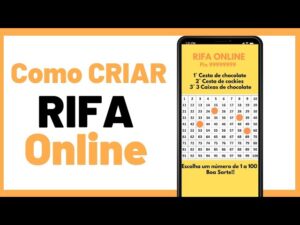 Planilha Geradora de Bilhetes de Rifa